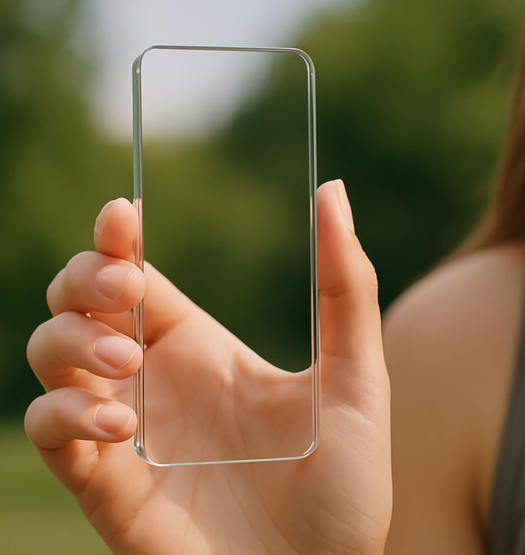 Прозорий телефон, який допомагає позбавитися залежності від смартфонів.